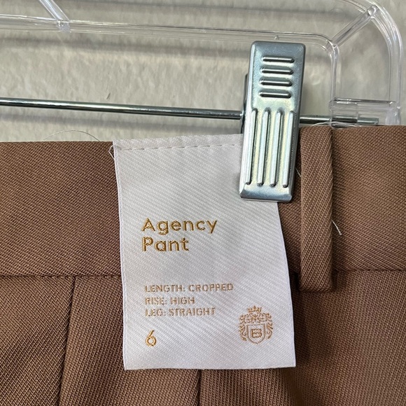 NWT Aritzia Babaton Agency Cropped Pant City Wool in Seville Womens Size 6 - Picture 7 of 16